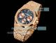 MMA 11 Copy Audemars Piguet Royal Oak 41 Rose Frosted Gold Blue Dial Watch (2)_th.jpg